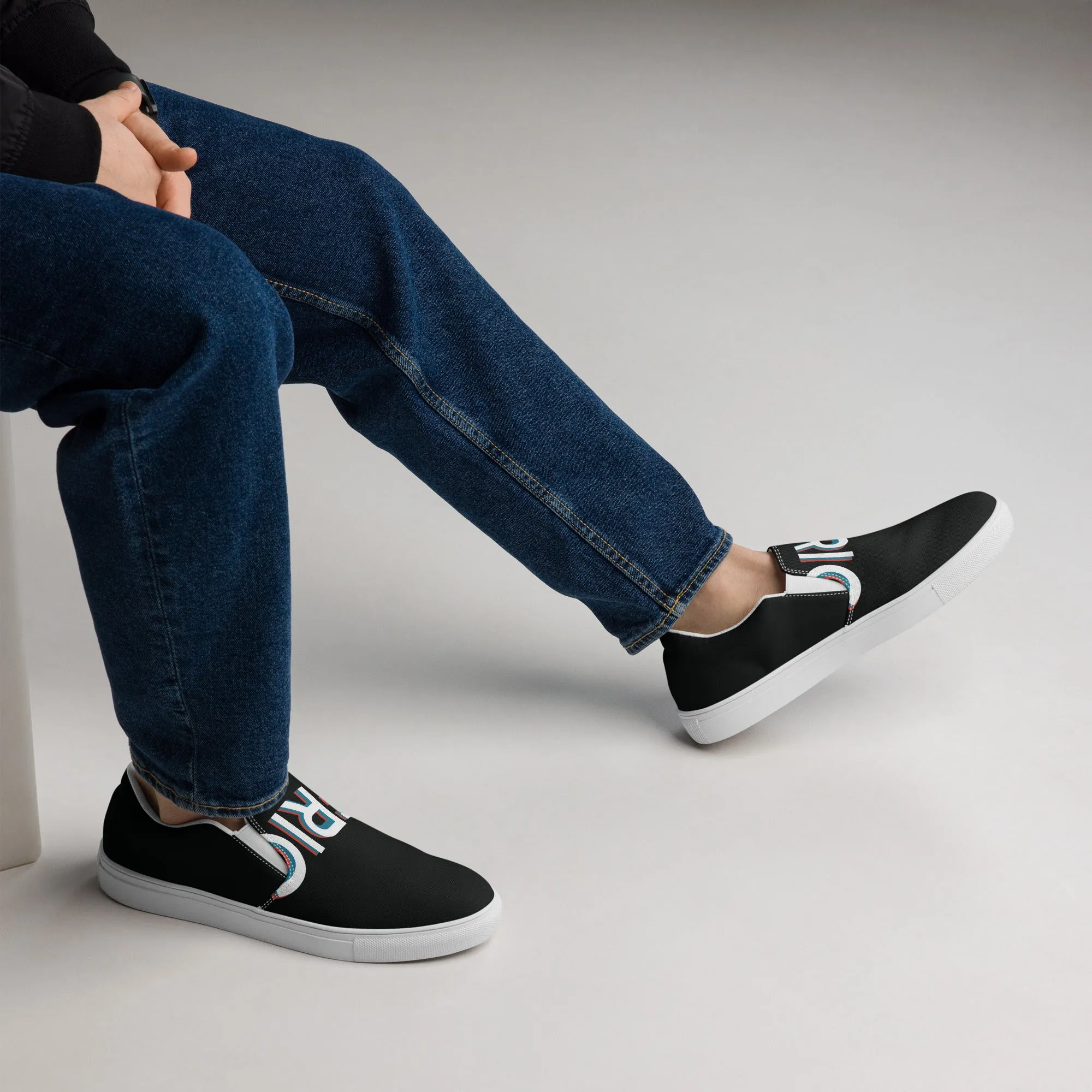 AFRICA GLOWS Men’s Slip-On Canvas Shoes