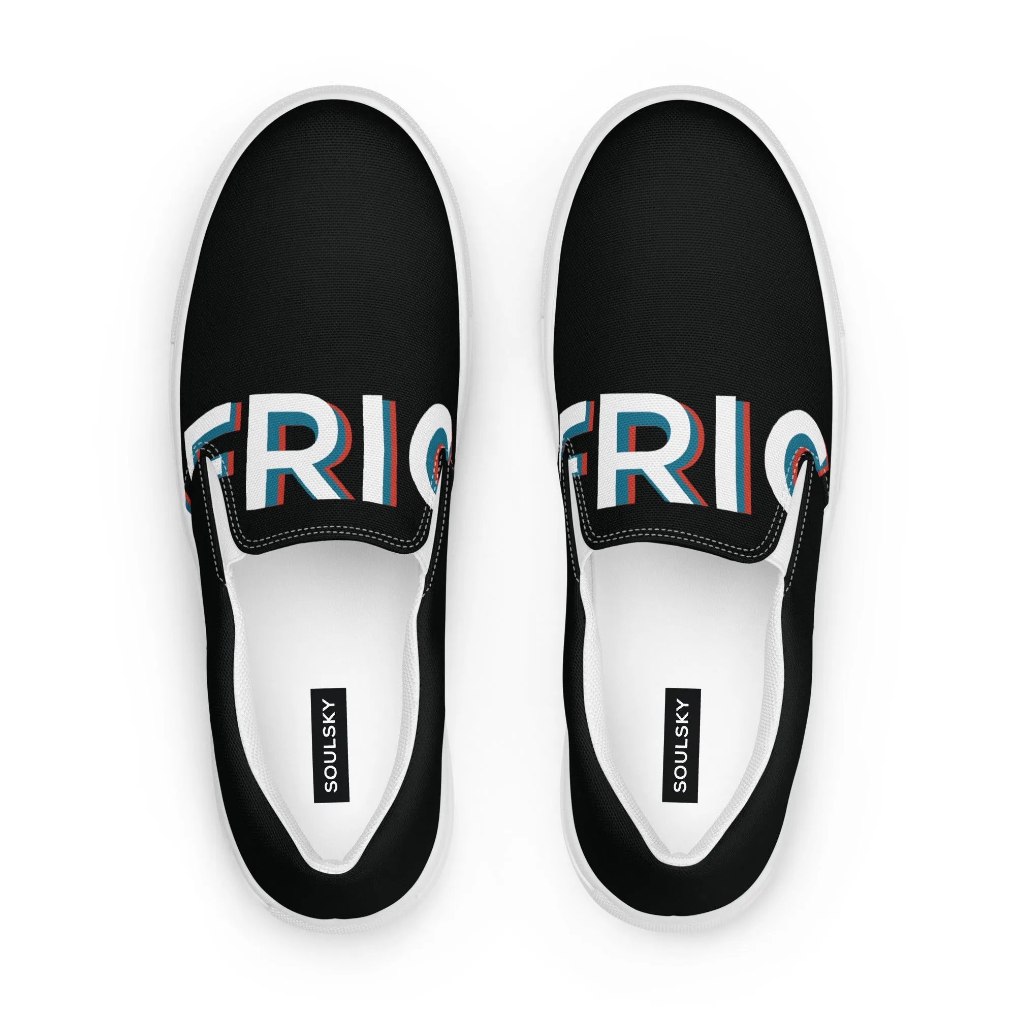 AFRICA GLOWS Men’s Slip-On Canvas Shoes