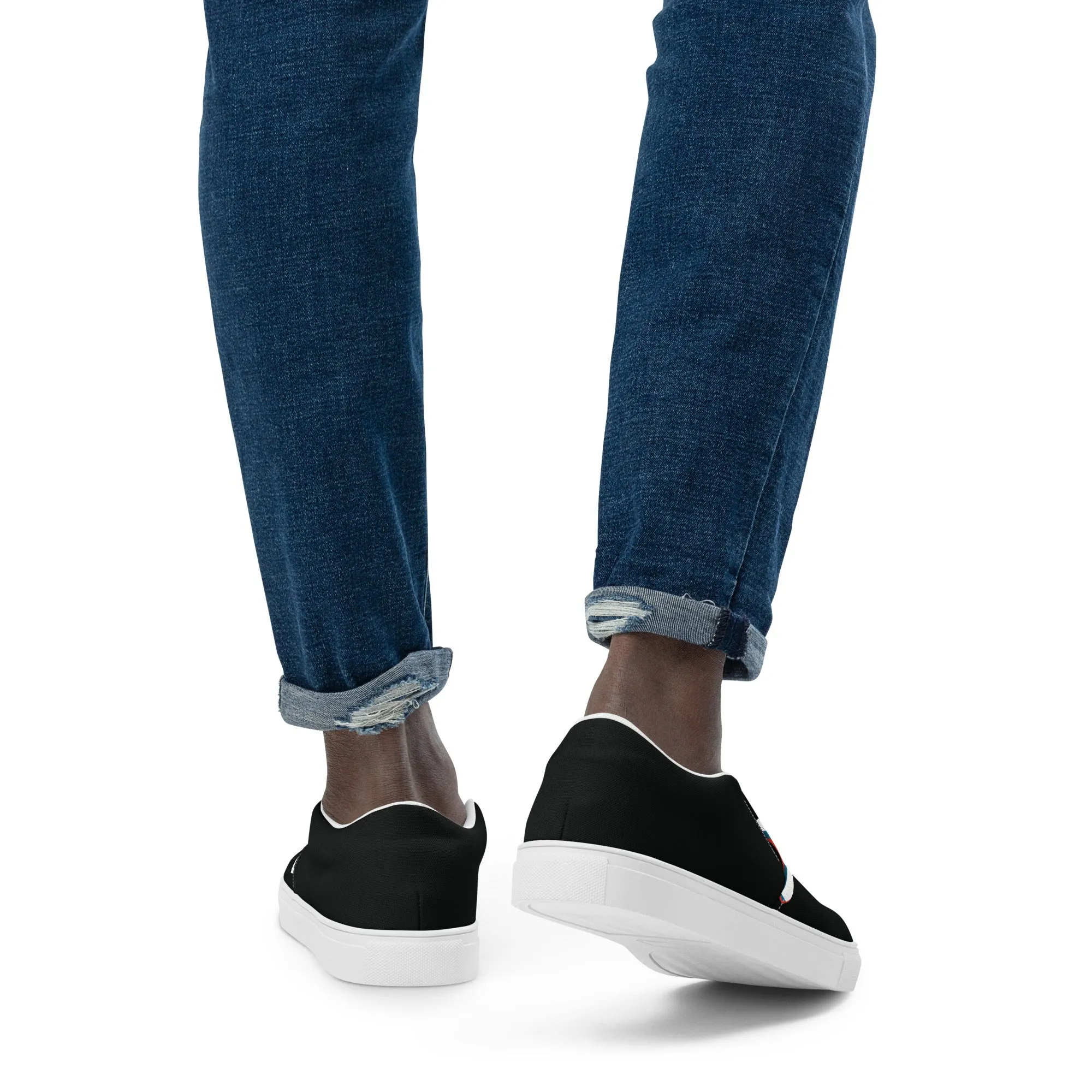 AFRICA GLOWS Men’s Slip-On Canvas Shoes
