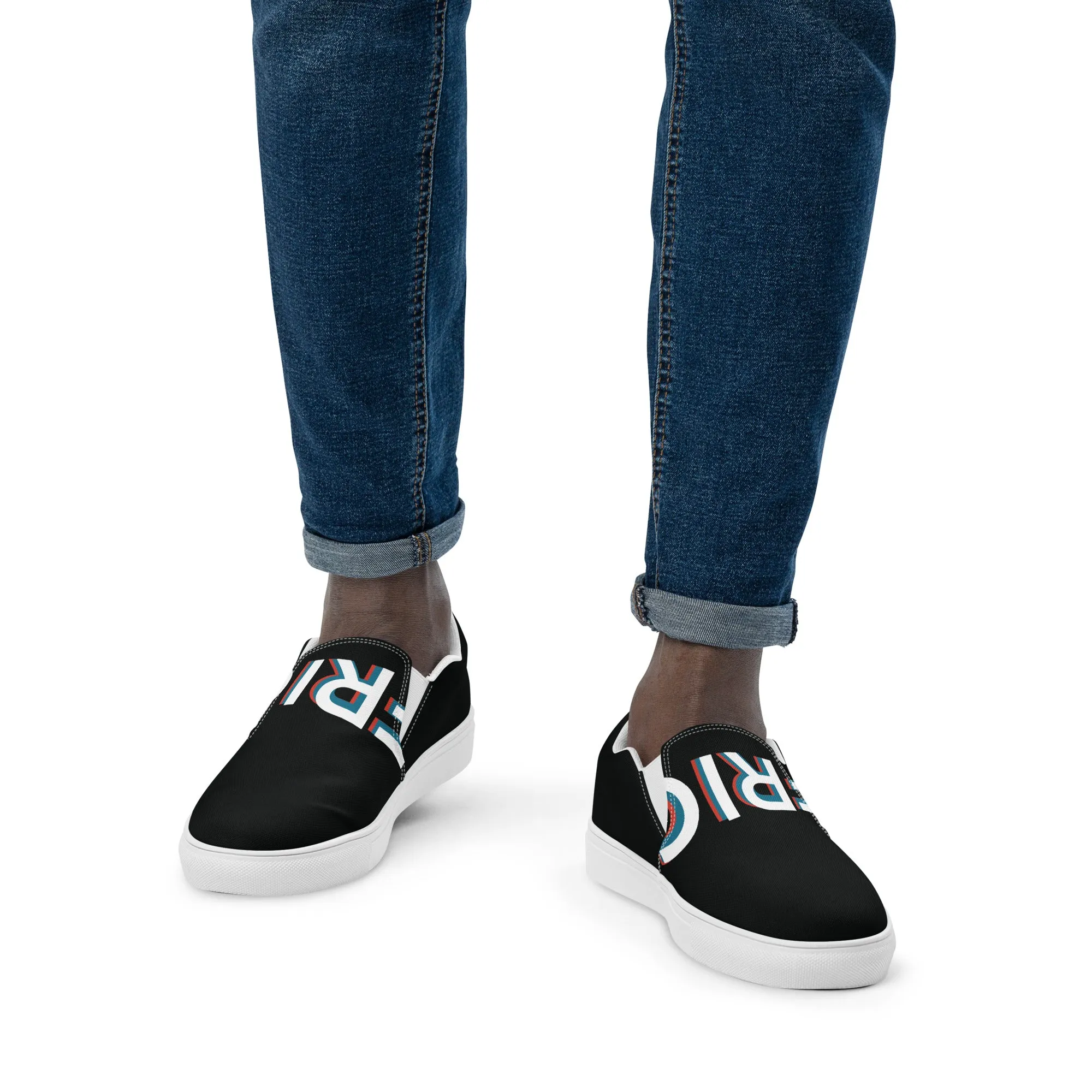 AFRICA GLOWS Men’s Slip-On Canvas Shoes