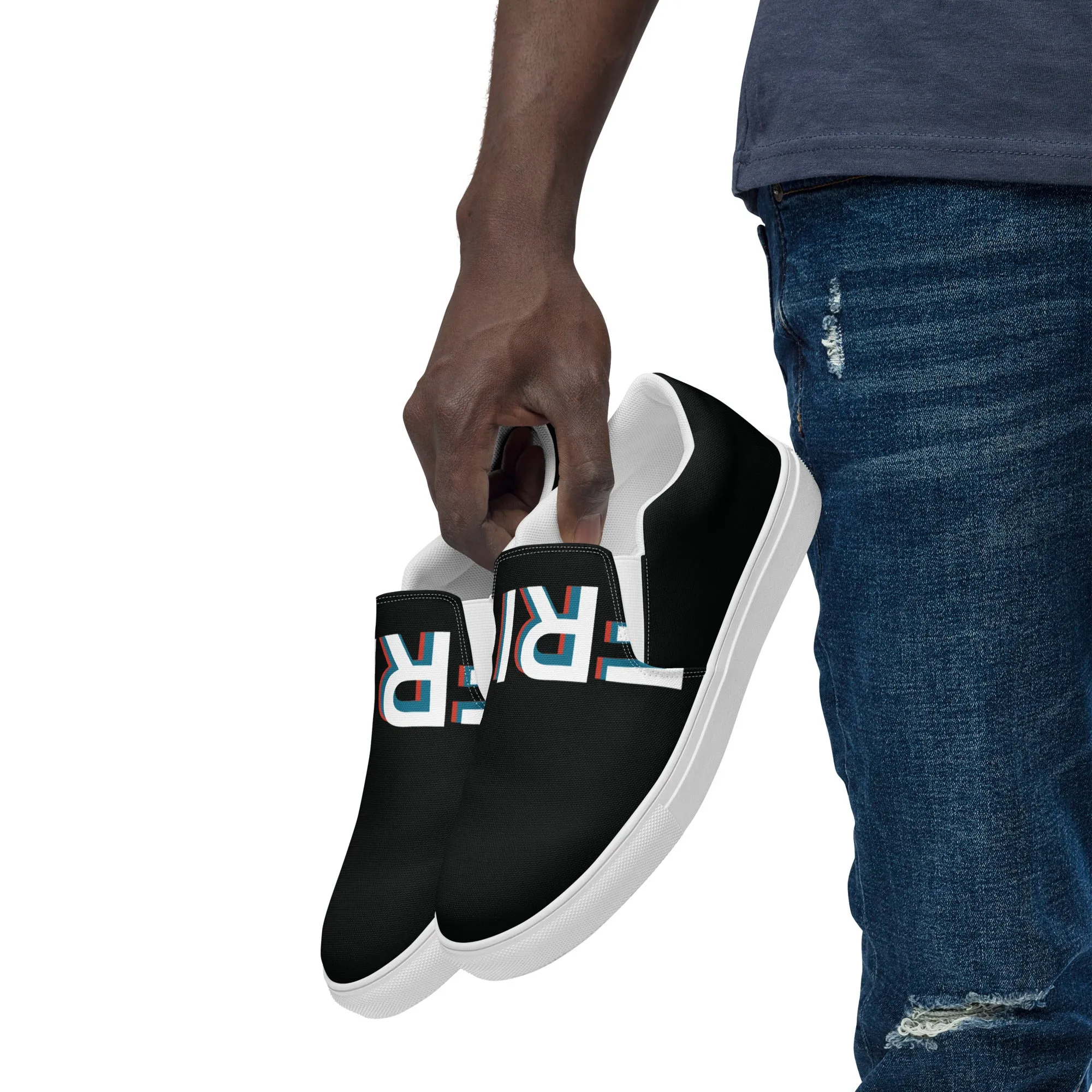 AFRICA GLOWS Men’s Slip-On Canvas Shoes