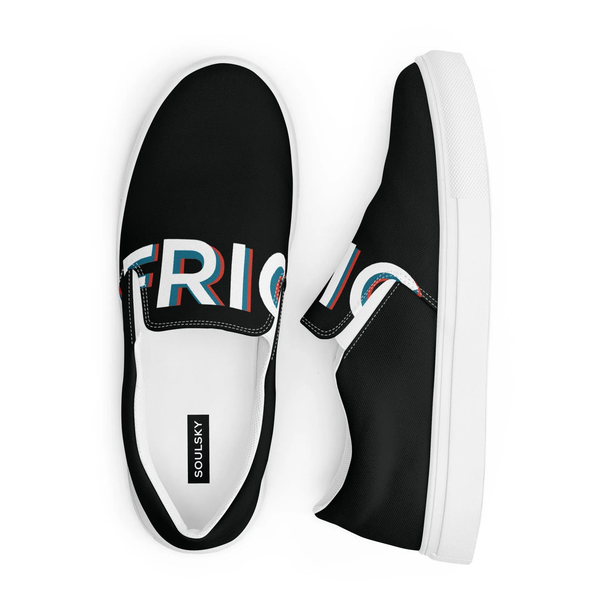 AFRICA GLOWS Men’s Slip-On Canvas Shoes