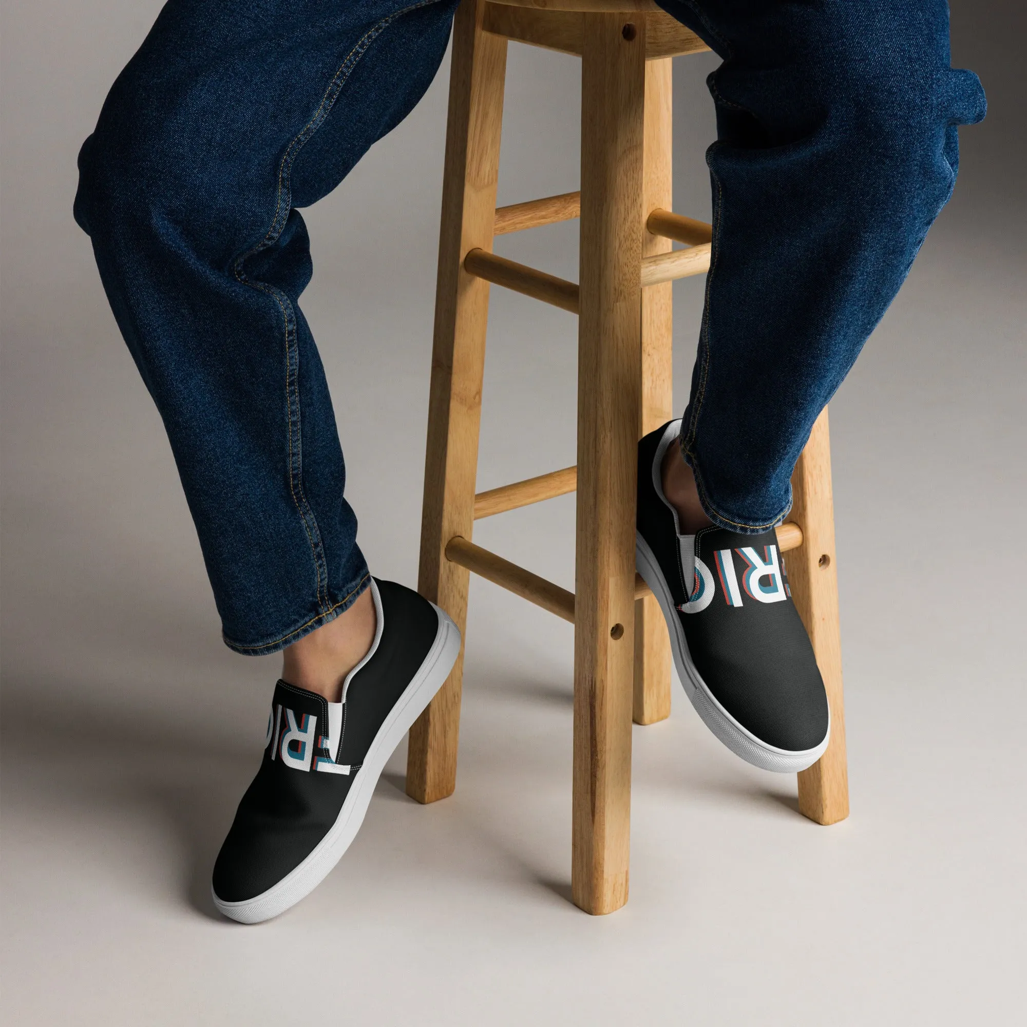 AFRICA GLOWS Men’s Slip-On Canvas Shoes