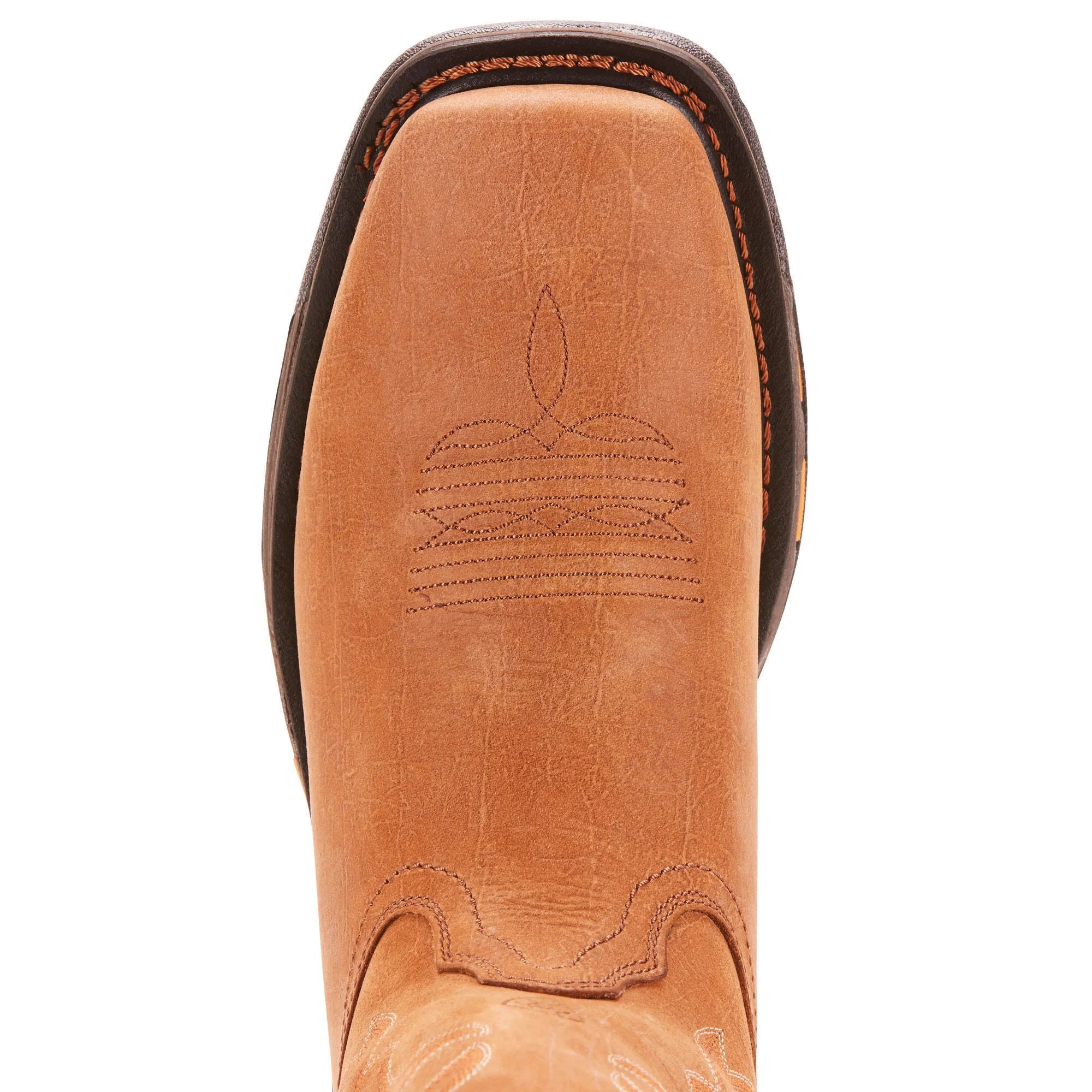 Ariat Mens Workhog Wide Square Toe Work Boot Rugged Bark