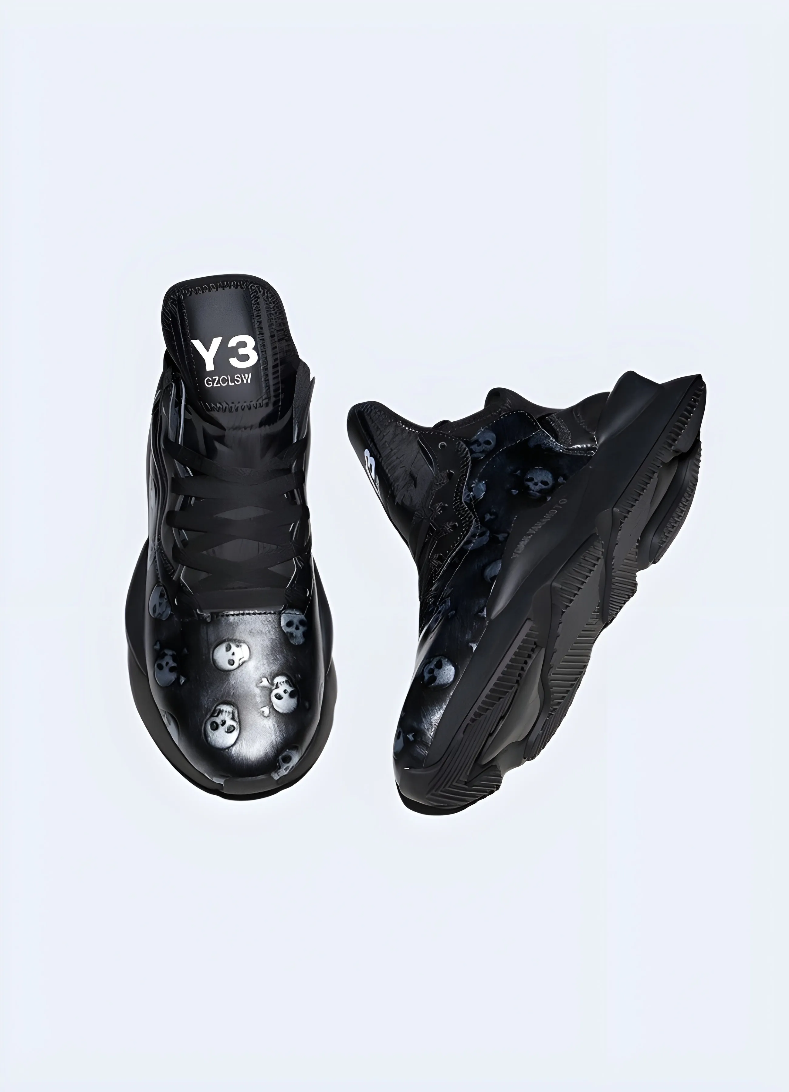 Black Skull Shoes