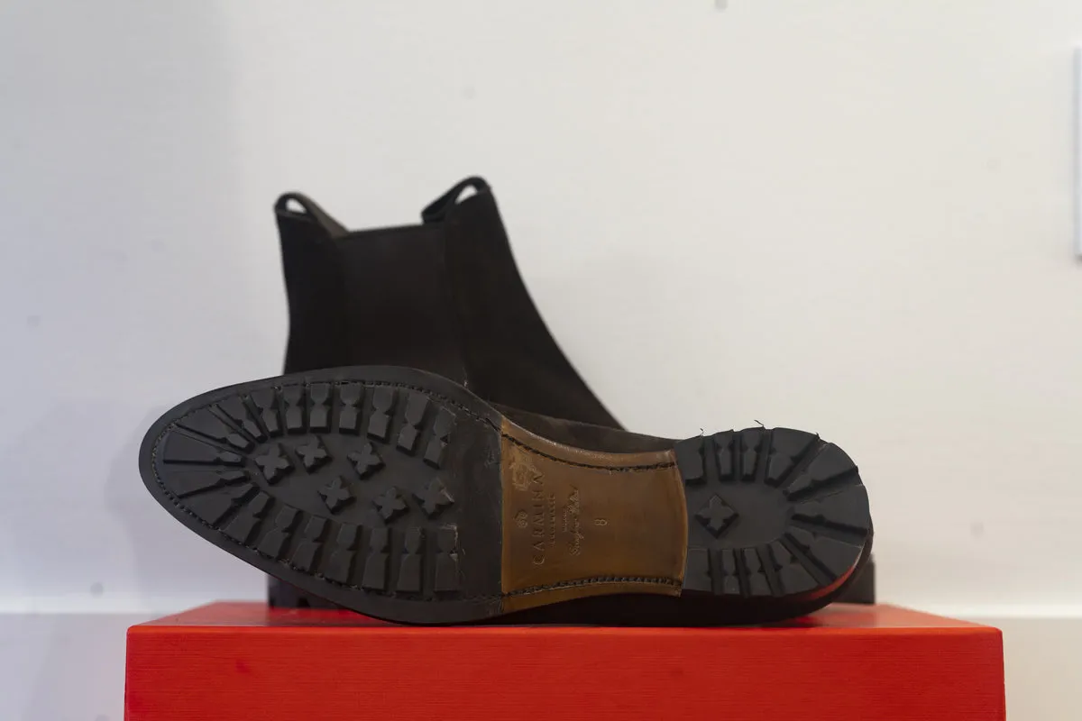Carmina - Brown Suede Wholecut Chelsea Boots Inca Last