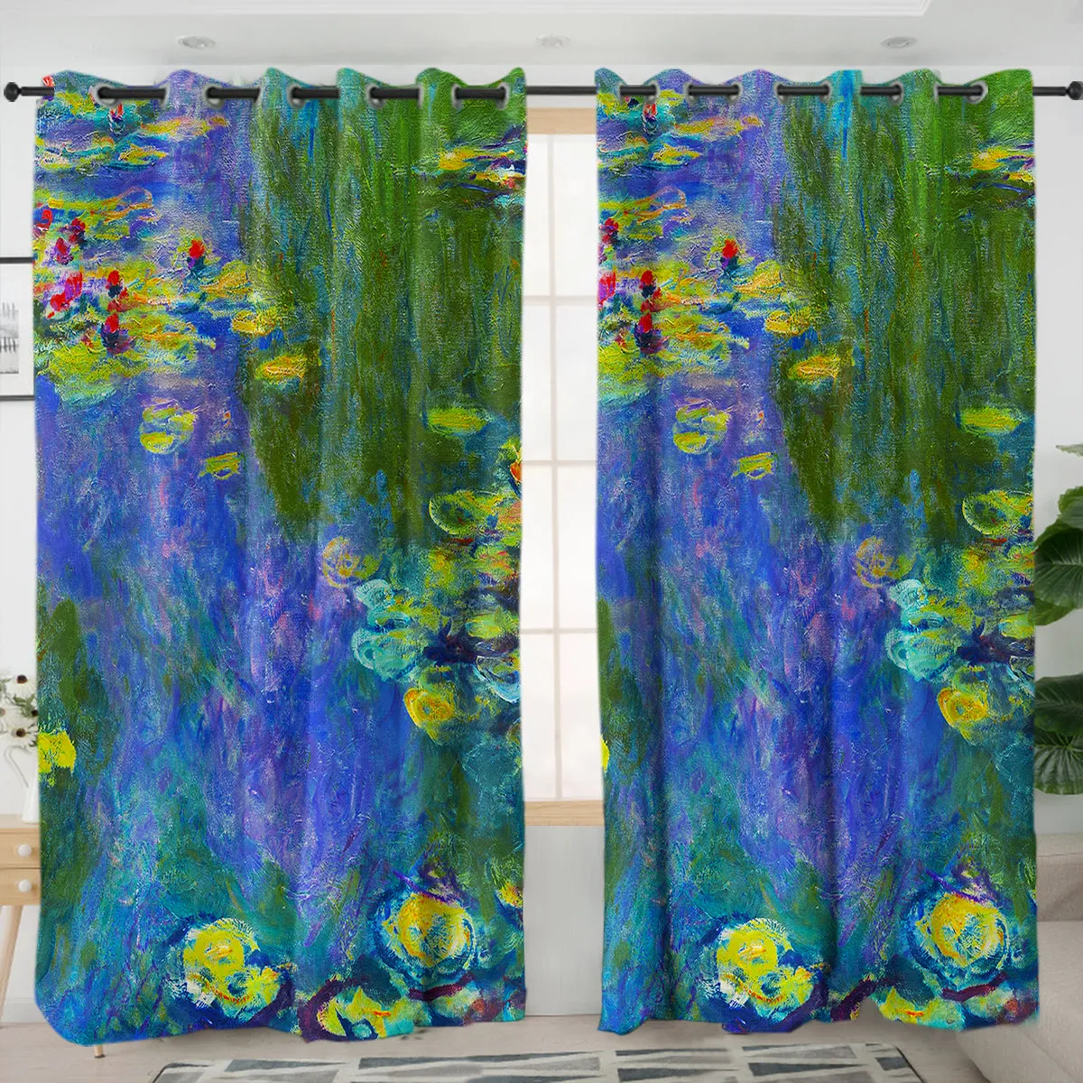Claude Monet Water Lilies Curtains