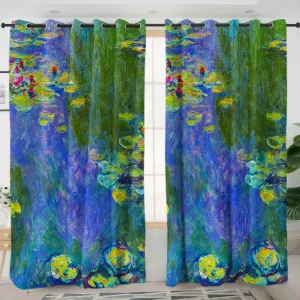 Claude Monet Water Lilies Curtains