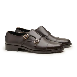 Double Monk Straps - 063P BRN