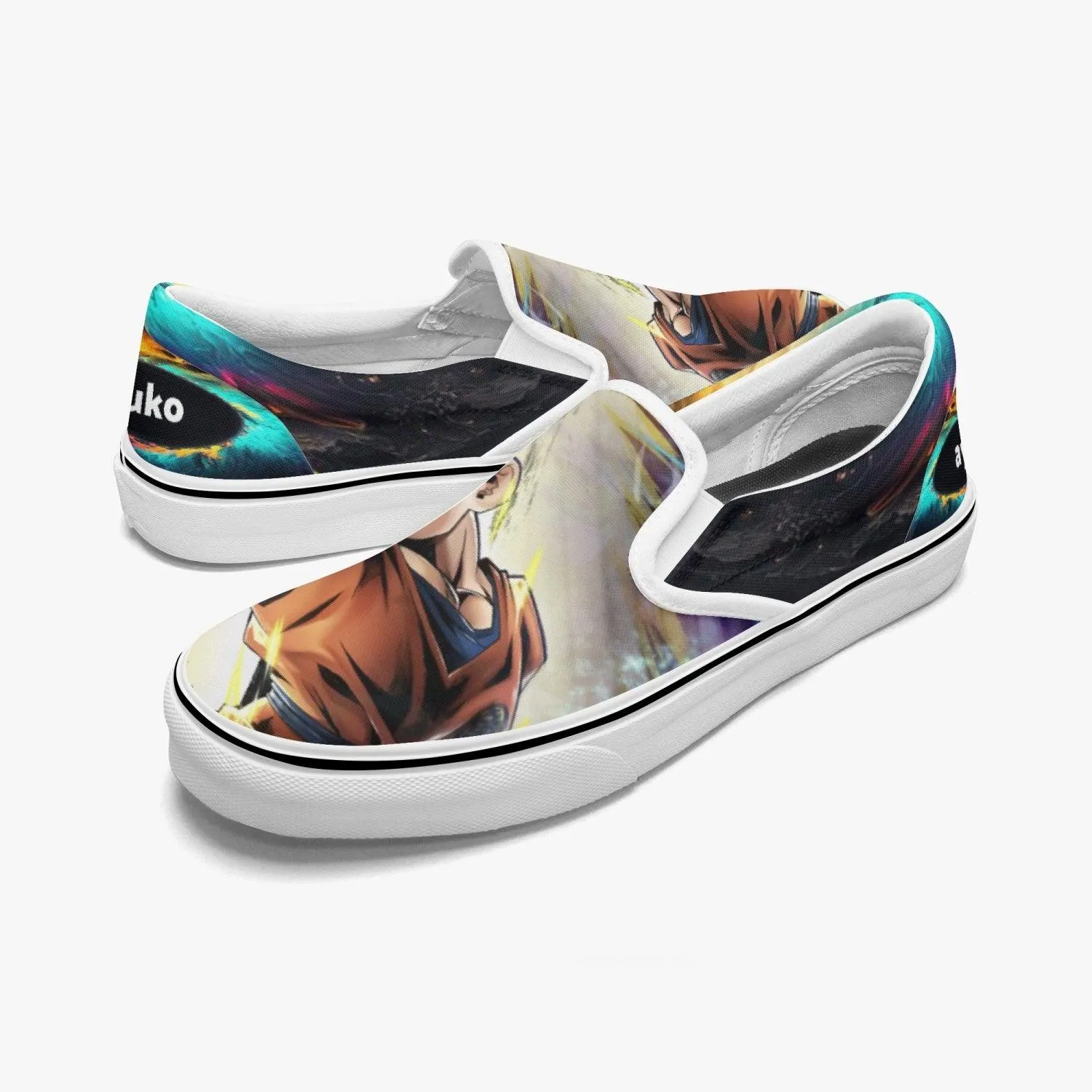 Dragon Ball Z Krillin Slip Ons Anime Shoes