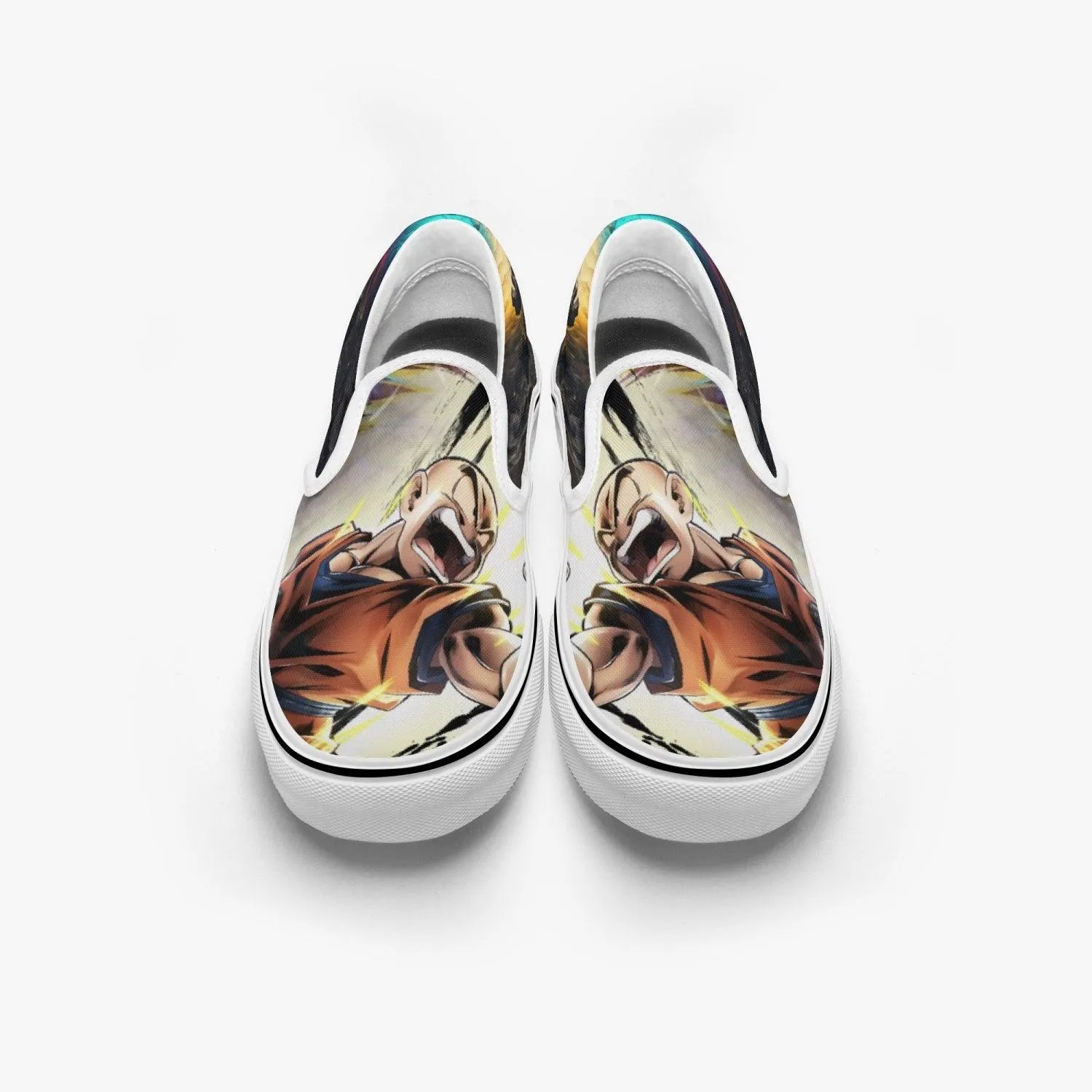 Dragon Ball Z Krillin Slip Ons Anime Shoes