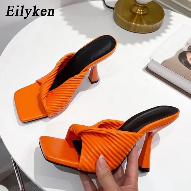 EILYKEN Ebullient Square Toe Slip-On Shoes