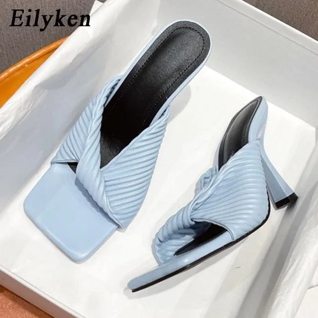 EILYKEN Ebullient Square Toe Slip-On Shoes