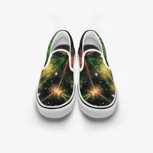 Eostarra Split-Style Psychedelic Slip-On Shoes