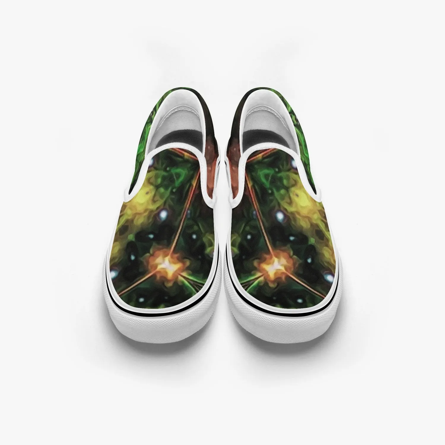 Eostarra Split-Style Psychedelic Slip-On Shoes