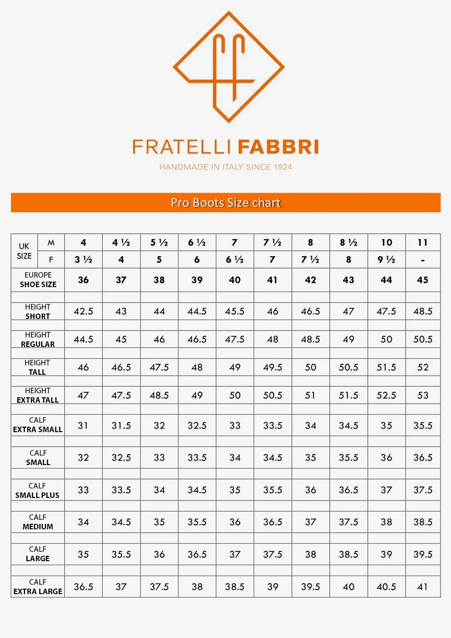 Fabbri Prime Derby Laced Riding Boots 42-45