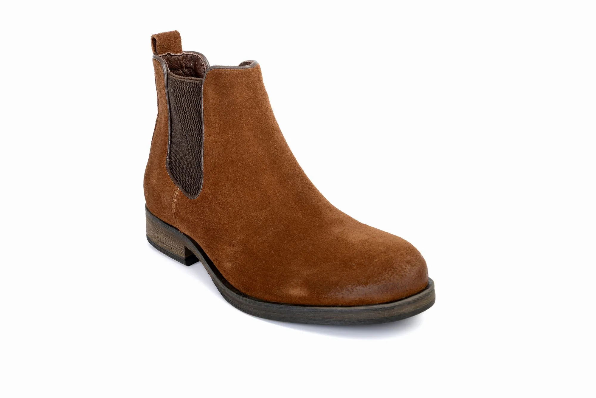 FOOT FEDERATION CHELSEA MENS BOOT SUEDE CINNAMON