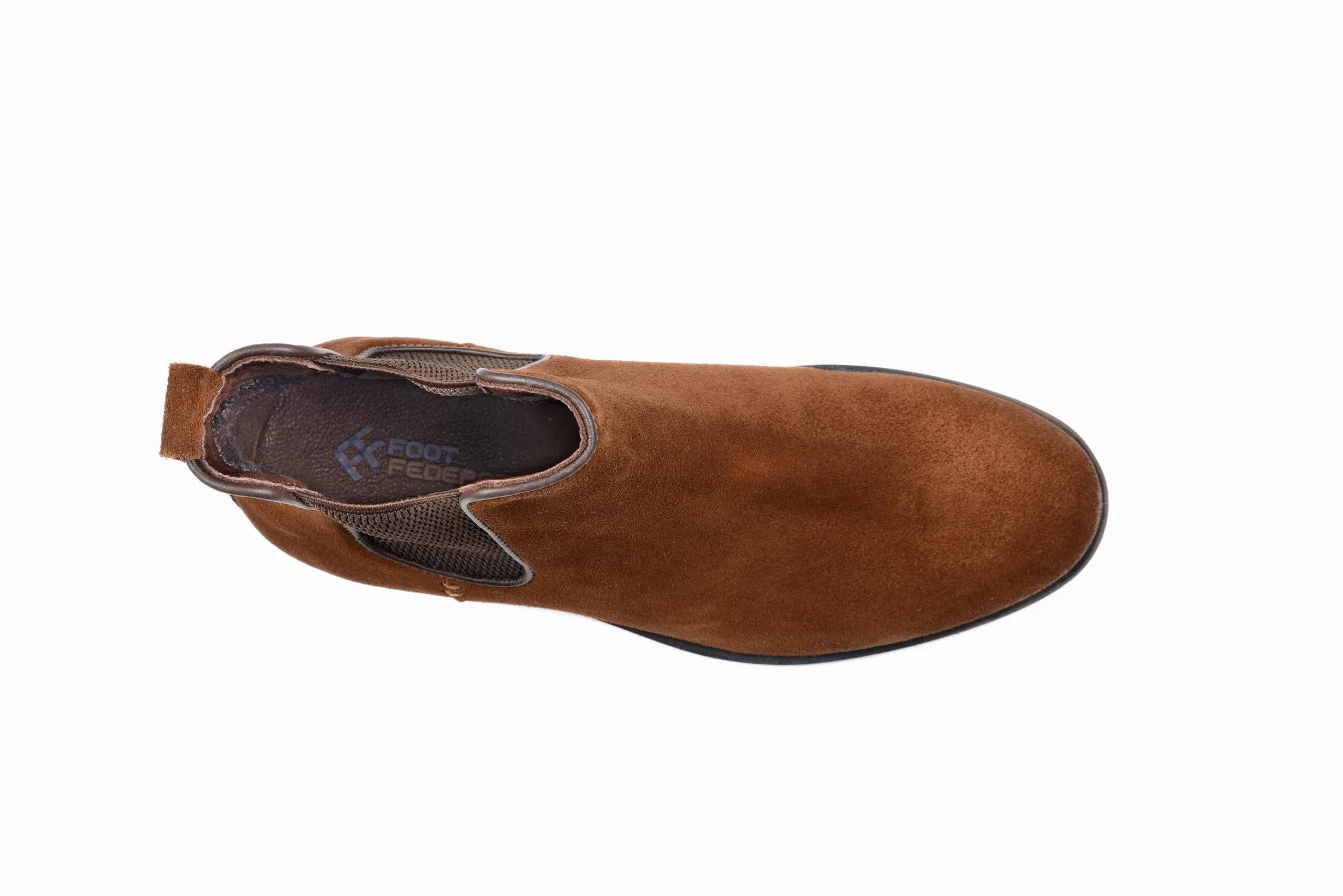 FOOT FEDERATION CHELSEA MENS BOOT SUEDE CINNAMON