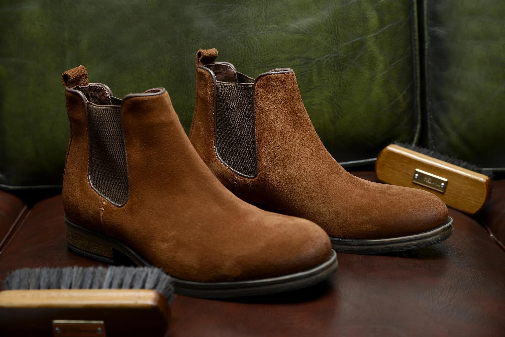 FOOT FEDERATION CHELSEA MENS BOOT SUEDE CINNAMON