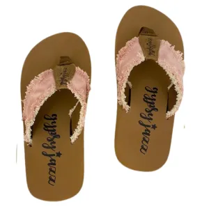 Gypsy Jazz blush flip flop