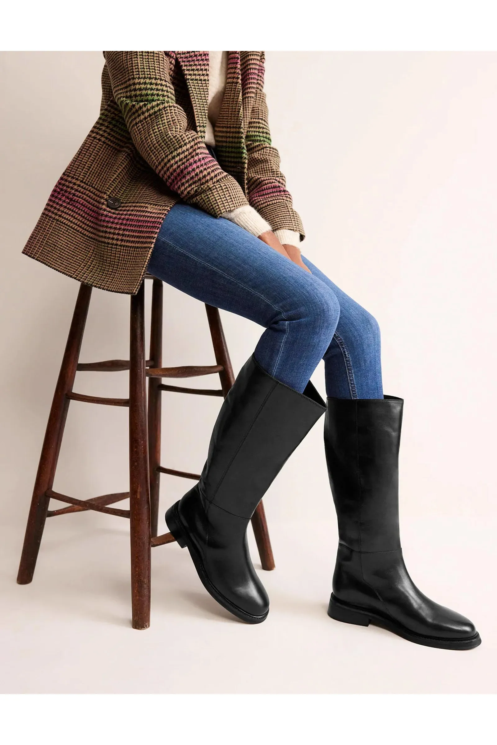 Lottie Leather Riding Boots