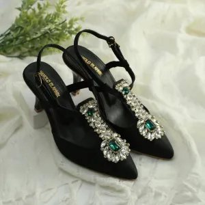 MANOLO FANCY BRIDAL HEELS