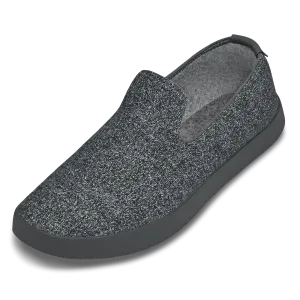 Men's Wool Loungers - Natural Grey (Dark Grey Sole)