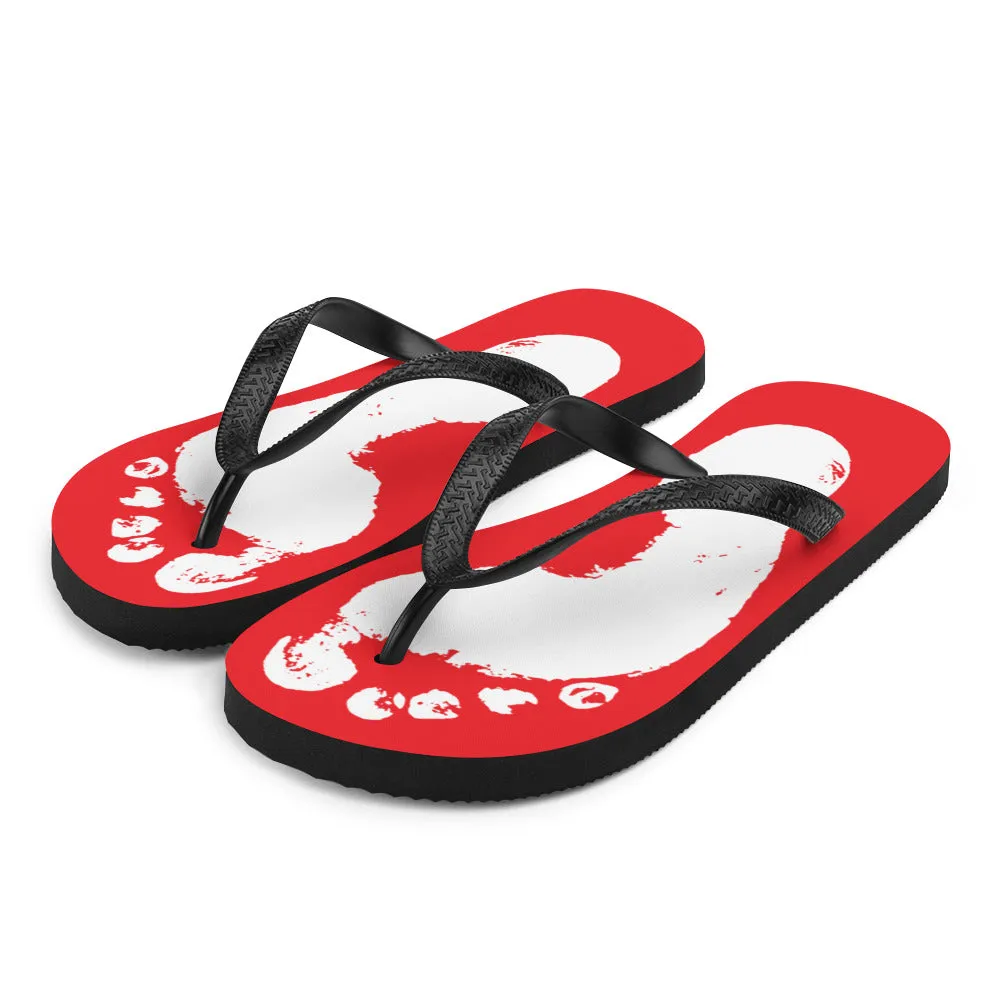 Red Flip-Flops