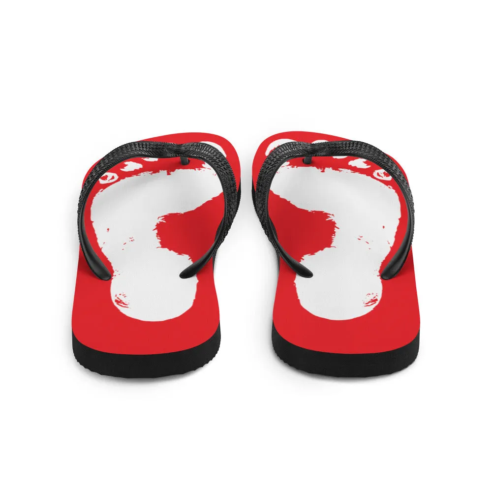 Red Flip-Flops