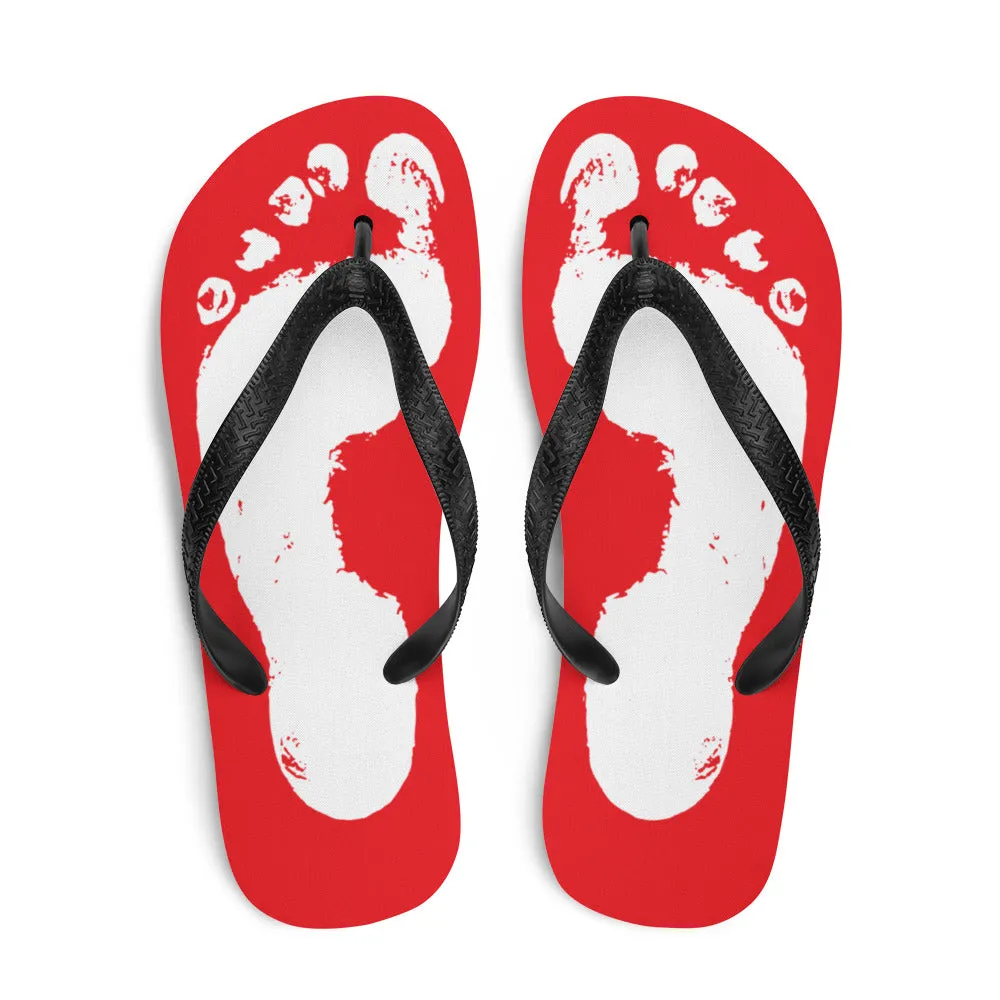 Red Flip-Flops