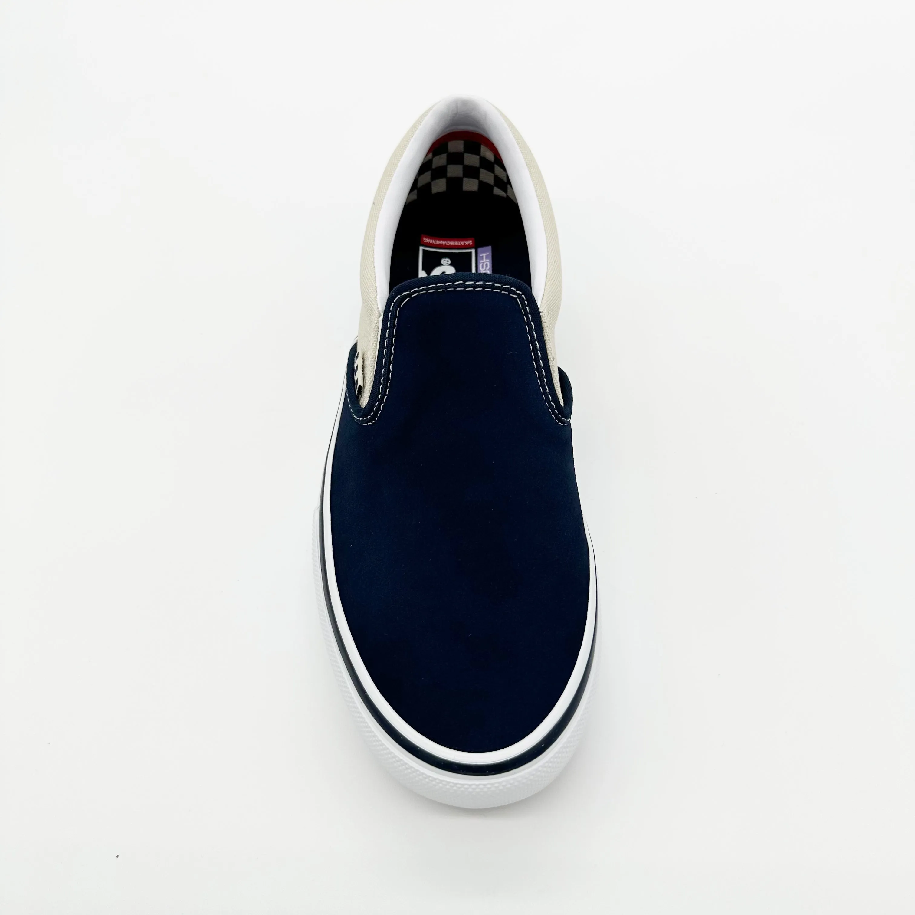 Vans Skate Slip-On Shoes-Dress Blue/Turtledove